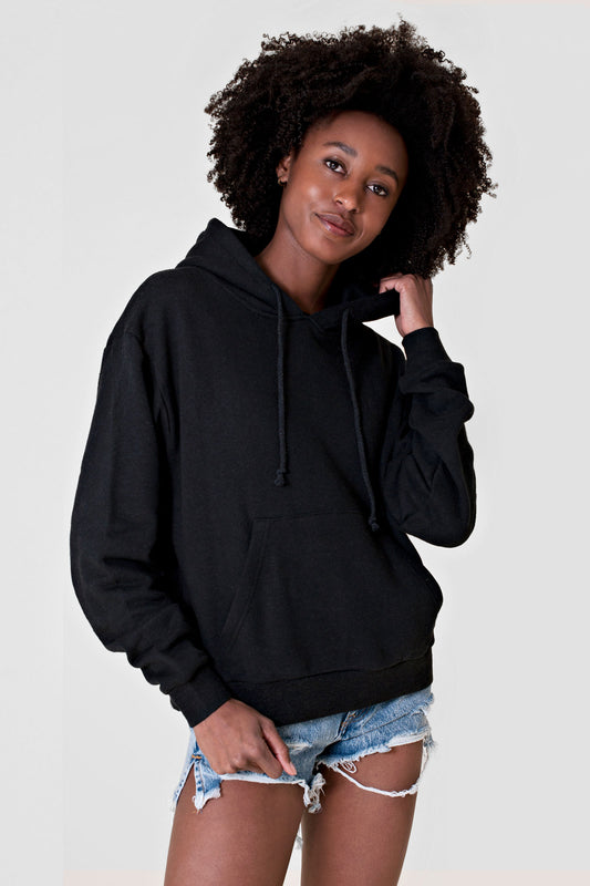 Experience the ultimate comfort of this soft combed hemp and organic cotton fleece hooded sweatshirt. Made in a contemporary shorter fit.