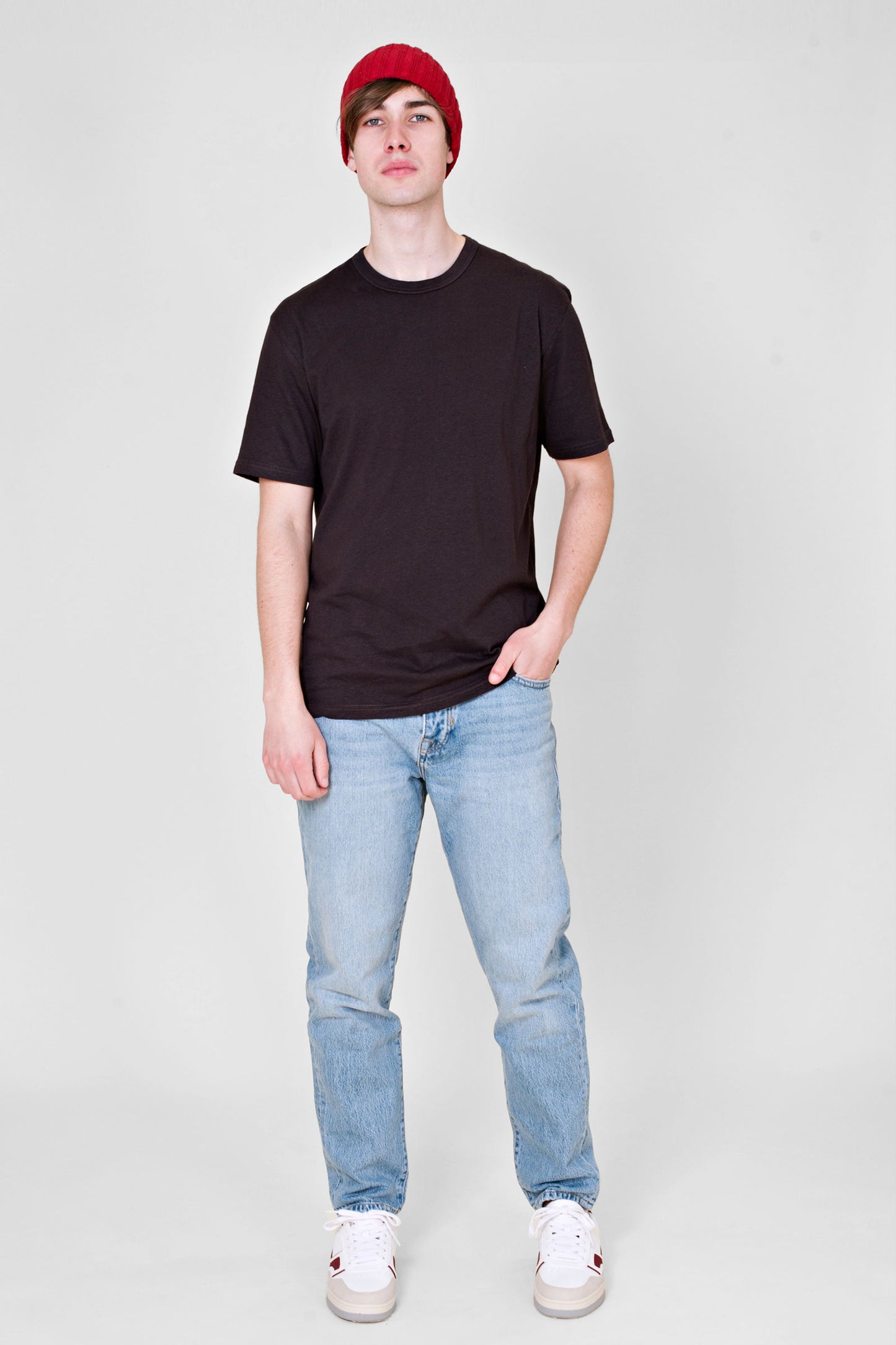 Vintage black Tee, made from a smooth lightweight hemp and organic cotton jersey, this is the perfect summer t-shirt. It has a beautiful drape and is very breathable.